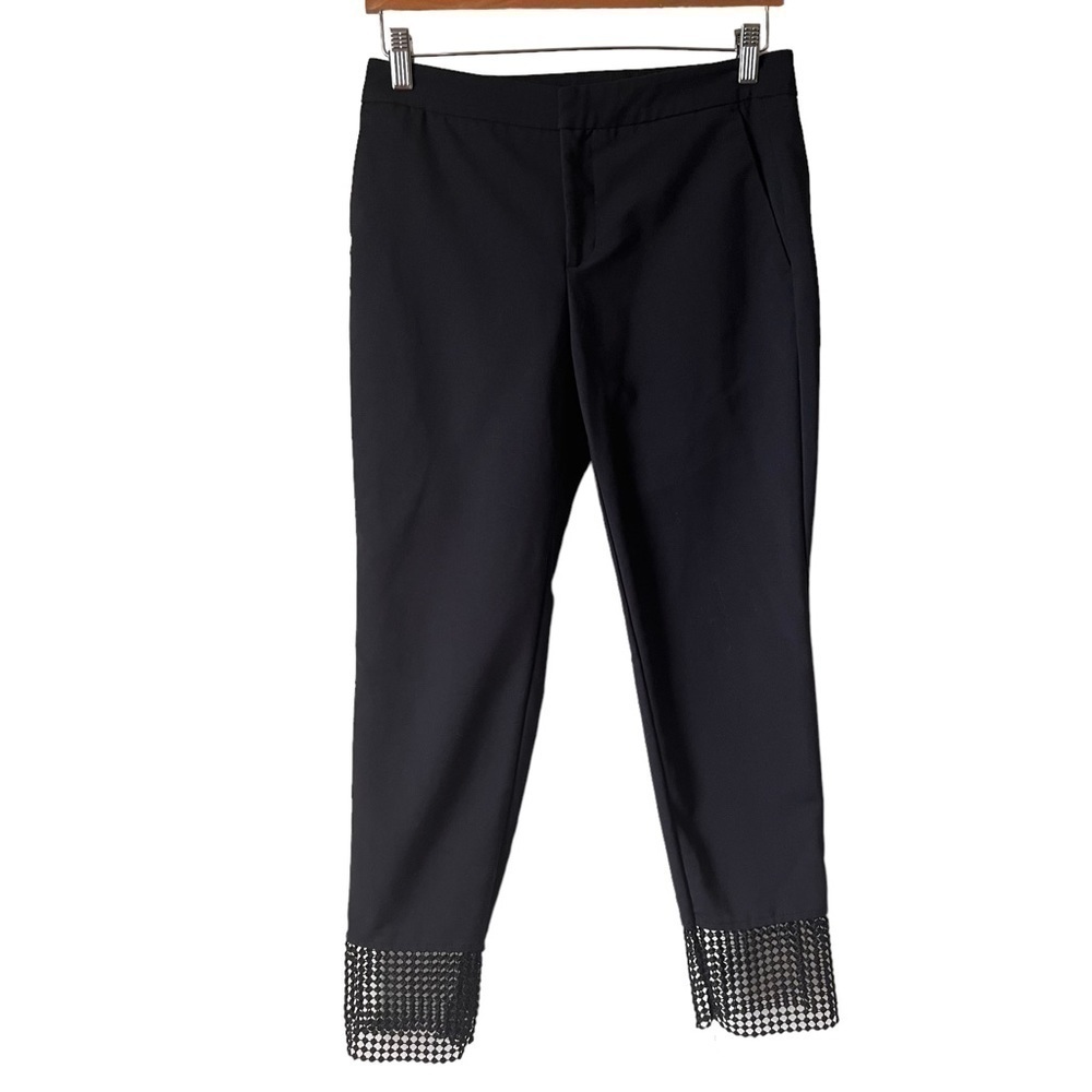 Zara Eyelet Bottom Trousers Size Small
